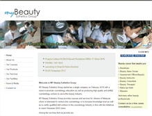 Tablet Screenshot of mybeauty.com.my